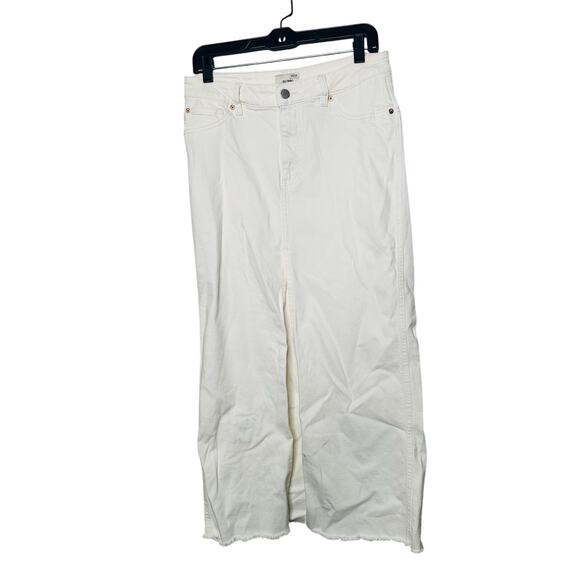 DL1961 Off-White Denim Cotton Blend Asra Ecru Maxi Skirt Size 27 - Picture 5 of 16